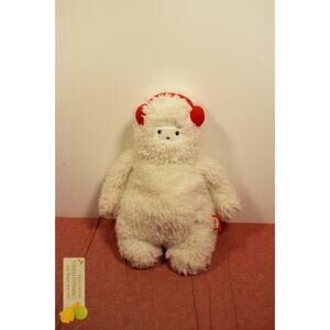 Gigglescape 14'' Yeti Standing with Ear Muffs Stuffed Animal 086139366